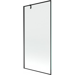 Mexen Next  Paravan de cada  cu 1 aripa 90 x 150 cm,  negru ,  negru - 895-090-000-00-70-70 Paravan Cada 467680 Mexen