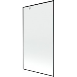 Mexen Next  Paravan de cada  cu 1 aripa 100 x 150 cm,  negru , chrom - 895-100-000-00-70-01 Paravan Cada 467680 Mexen