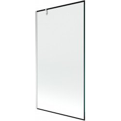 Mexen Next  Paravan de cada  cu 1 aripa 100 x 150 cm,  negru , chrom - 895-100-000-00-70-01 Paravan Cada 467680 Mexen