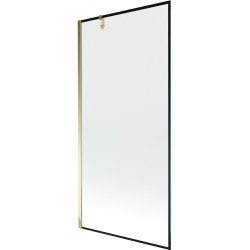 Mexen Next  Paravan de cada  cu 1 aripa 100 x 150 cm,  negru , auriu - 895-100-000-00-70-50 Paravan Cada 467680 Mexen