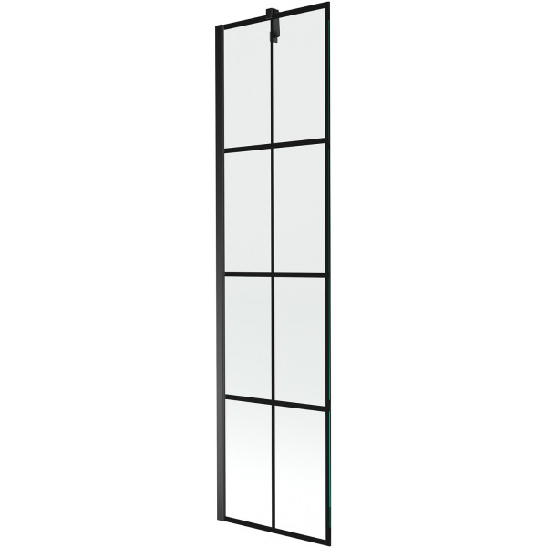 Mexen Next  Paravan de cada  cu 1 aripa 50 x 150 cm,  negru ,  negru - 895-050-000-00-77-70