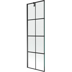 Mexen Next  Paravan de cada  cu 1 aripa 60 x 150 cm,  negru ,  negru - 895-060-000-00-77-70 Paravan Cada 467680 Mexen