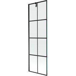 Mexen Next  Paravan de cada  cu 1 aripa 60 x 150 cm,  negru ,  negru - 895-060-000-00-77-70 Paravan Cada 467680 Mexen