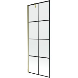 Mexen Next  Paravan de cada  cu 1 aripa 70 x 150 cm,  negru , auriu - 895-070-000-00-77-50 Paravan Cada 467680 Mexen