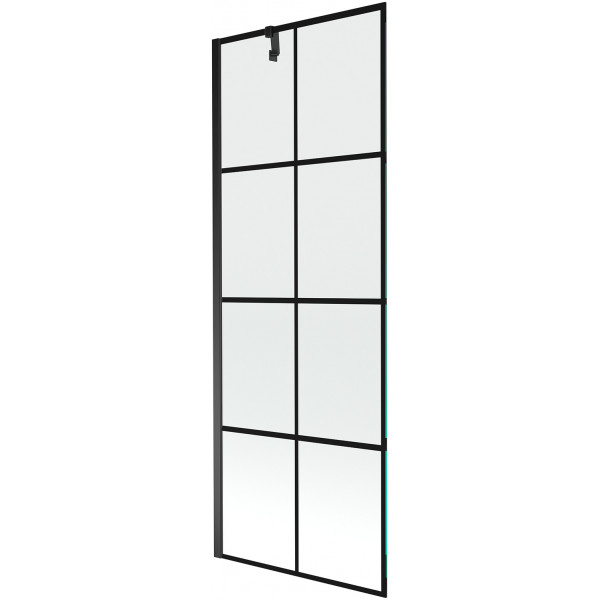 Mexen Next  Paravan de cada  cu 1 aripa 70 x 150 cm,  negru ,  negru - 895-070-000-00-77-70