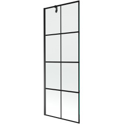 Mexen Next  Paravan de cada  cu 1 aripa 70 x 150 cm,  negru ,  negru - 895-070-000-00-77-70 Paravan Cada 467680 Mexen