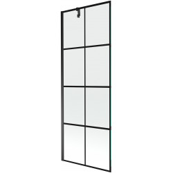 Mexen Next  Paravan de cada  cu 1 aripa 70 x 150 cm,  negru ,  negru - 895-070-000-00-77-70
