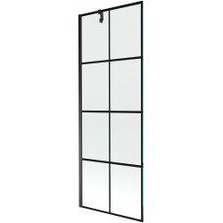 Mexen Next  Paravan de cada  cu 1 aripa 70 x 150 cm,  negru ,  negru - 895-070-000-00-77-70 Paravan Cada 467680 Mexen