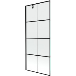 Mexen Next  Paravan de cada  cu 1 aripa 80 x 150 cm,  negru ,  negru - 895-080-000-00-77-70