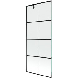 Mexen Next  Paravan de cada  cu 1 aripa 80 x 150 cm,  negru ,  negru - 895-080-000-00-77-70 Paravan Cada 467680 Mexen