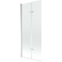 Mexen Castor  Paravan de cada  cu 2 aripi 80 x 150 cm, transparent, chrom - 892-080-002-01-00 Paravan Cada 467680 Mexen