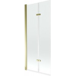 Mexen Castor  Paravan de cada  cu 2 aripi 80 x 150 cm, transparent, auriu - 892-080-002-50-00 Paravan Cada 467680 Mexen