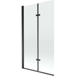 Mexen Castor  Paravan de cada  cu 2 aripi 100 x 150 cm, transparent,  negru - 892-100-002-70-00 Paravan Cada 467680 Mexen