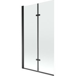 Mexen Castor  Paravan de cada  cu 2 aripi 100 x 150 cm, transparent,  negru - 892-100-002-70-00 Paravan Cada 467680 Mexen