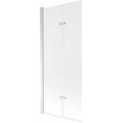 Mexen Castor  Paravan de cada  cu 2 aripi 80 x 150 cm,  satin , chrom - 892-080-002-01-30 Paravan Cada 467680 Mexen