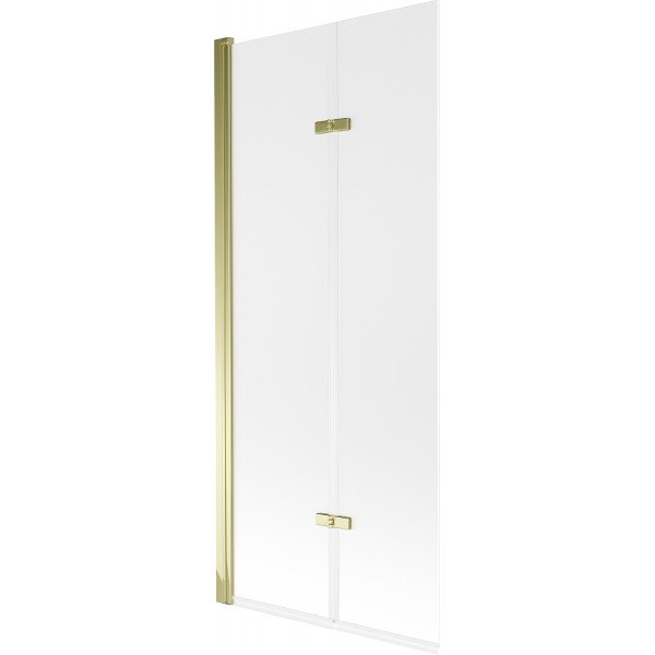 Mexen Castor  Paravan de cada  cu 2 aripi 80 x 150 cm,  satin , auriu - 892-080-002-50-30