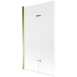 Mexen Castor  Paravan de cada  cu 2 aripi 100 x 150 cm,  satin , auriu - 892-100-002-50-30 Paravan Cada 467680 Mexen