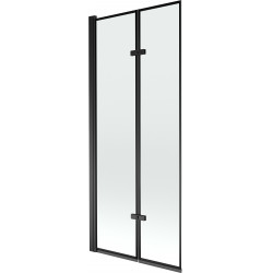 Mexen Castor  Paravan de cada  cu 2 aripi 80 x 150 cm,  negru ,  negru - 892-080-002-70-70 Paravan Cada 467680 Mexen