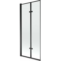 Mexen Castor  Paravan de cada  cu 2 aripi 80 x 150 cm,  negru ,  negru - 892-080-002-70-70 Paravan Cada 467680 Mexen