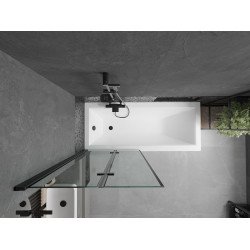 Mexen Castor  Paravan de cada  cu 2 aripi 80 x 150 cm,  negru ,  negru - 892-080-002-70-70