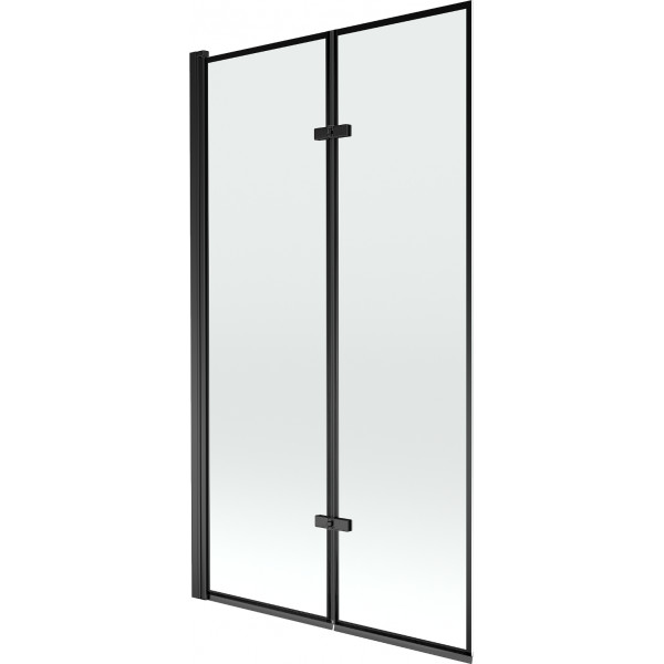 Mexen Castor  Paravan de cada  cu 2 aripi 100 x 150 cm,  negru ,  negru - 892-100-002-70-70