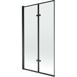 Mexen Castor  Paravan de cada  cu 2 aripi 100 x 150 cm,  negru ,  negru - 892-100-002-70-70 Paravan Cada 467680 Mexen