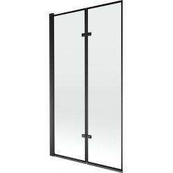 Mexen Castor  Paravan de cada  cu 2 aripi 100 x 150 cm,  negru ,  negru - 892-100-002-70-70 Paravan Cada 467680 Mexen