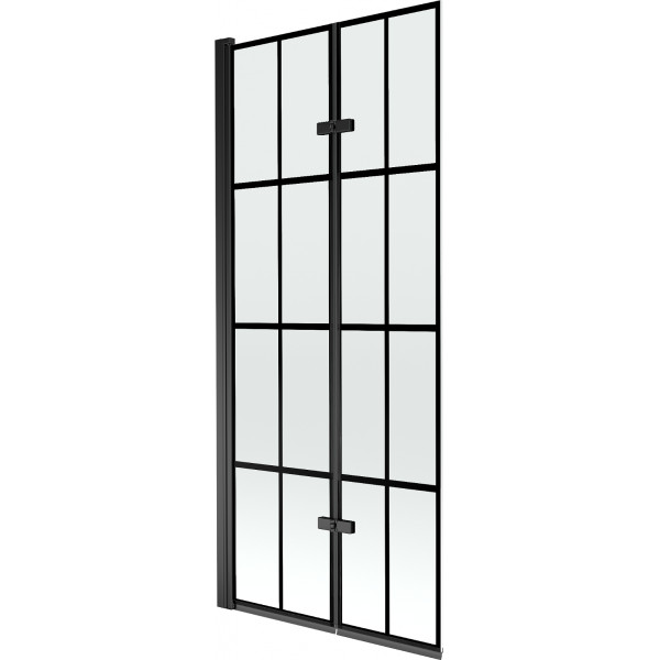 Mexen Castor  Paravan de cada  cu 2 aripi 80 x 150 cm,  negru ,  negru - 892-080-002-70-77