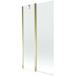 Mexen Flip  Paravan de cada  cu 1+1 aripi batanta  100 x 150 cm, transparent, auriu - 894-100-101-50-00 Paravan Cada 467680 Mexen