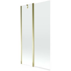 Mexen Flip  Paravan de cada  cu 1+1 aripi batanta  100 x 150 cm, transparent, auriu - 894-100-101-50-00 Paravan Cada 467680 Mexen