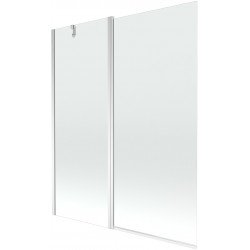 Mexen Flip  Paravan de cada  cu 1+1 aripi batanta  140 x 150 cm, transparent, chrom - 894-140-101-01-00 Paravan Cada 467680 Mexen