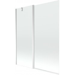 Mexen Flip  Paravan de cada  cu 1+1 aripi batanta  140 x 150 cm, transparent, chrom - 894-140-101-01-00 Paravan Cada 467680 Mexen