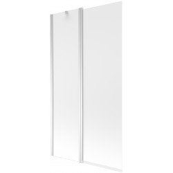 Mexen Flip  Paravan de cada  cu 1+1 aripi batanta  100 x 150 cm,  satin , chrom - 894-100-101-01-30 Paravan Cada 467680 Mexen