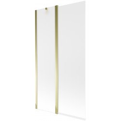 Mexen Flip  Paravan de cada  cu 1+1 aripi batanta  100 x 150 cm,  satin , auriu - 894-100-101-50-30 Paravan Cada 467680 Mexen