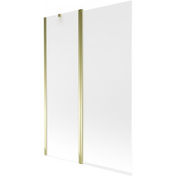 Mexen Flip  Paravan de cada  cu 1+1 aripi batanta  120 x 150 cm,  satin , auriu - 894-120-101-50-30 Paravan Cada 467680 Mexen