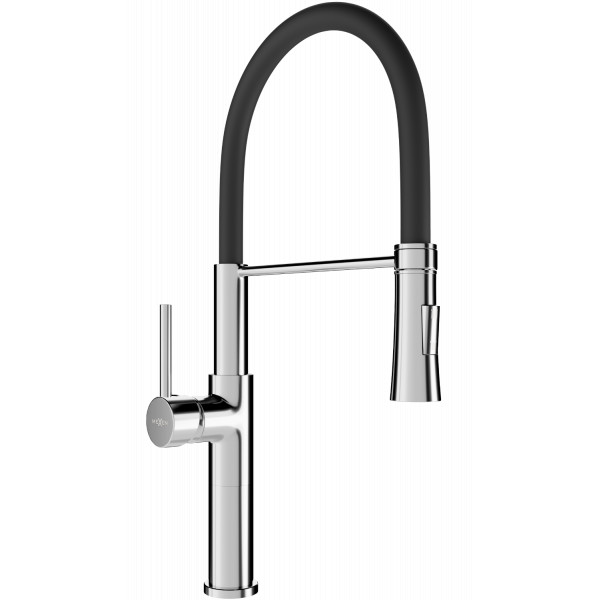 Mexen Dina baterie  bucatarie , chrom/negru - 672701-07