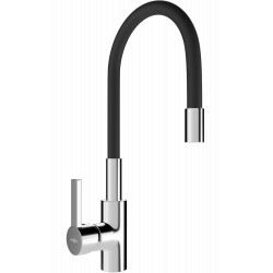 Mexen Flex baterie  bucatarie , chrom/negru - 670900-07 Baterii bucatarie 467680 Mexen