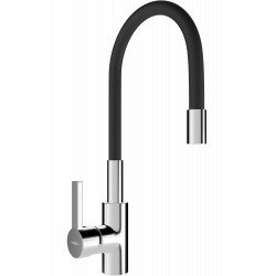 Mexen Flex baterie  bucatarie , chrom/negru - 670900-07 Baterii bucatarie 467680 Mexen