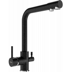 Mexen Duero baterie  bucatarie , negru patat  - 671600-76 Baterii bucatarie 467680 Mexen