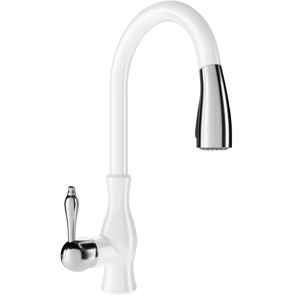 Mexen Savita baterie  bucatarie , alb- 672601-20