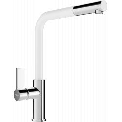 Mexen Flora baterie  bucatarie , chrom/alb- 670401-02 Baterii bucatarie 467680 Mexen