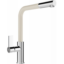 Mexen Flora baterie  bucatarie , chrom/beige  - 670401-09 Baterii bucatarie 467680 Mexen