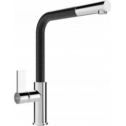 Mexen Flora baterie  bucatarie , chrom/negru patat  - 670401-08 Baterii bucatarie 467680 Mexen