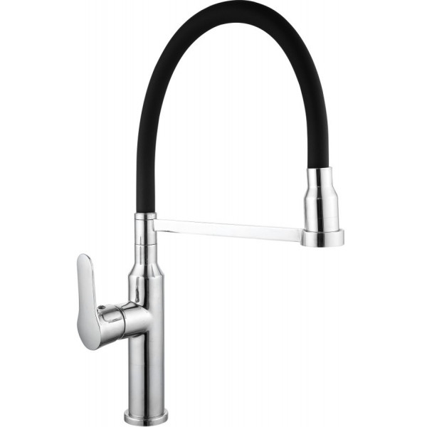 Mexen Edna baterie  bucatarie , chrom/negru - 672900-00