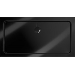 Mexen Slim cadita dus 140 x 70 cm, negru  cu sifon  negru - 40707014B