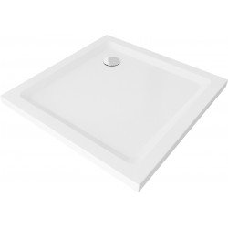 Mexen  Slim cadita dus 90 x 90 cm,  alb+szifon krom - 40109090