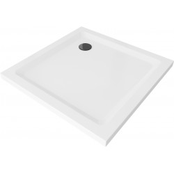 Mexen  Slim cadita dus 100 x 100 cm,  alb+szifon  negru - 40101010B Acryl 467680 Mexen