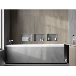 Mexen X-Wall-R  Nisa de perete   30 x 20 cm, inox - 1910302010