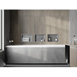 Mexen X-Wall-R  Nisa de perete   30 x 20 cm, inox - 1910302010