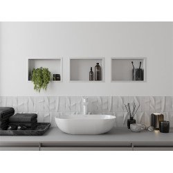 Mexen X-Wall-R  Nisa de perete   30 x 20 cm, alb   - 1920302010